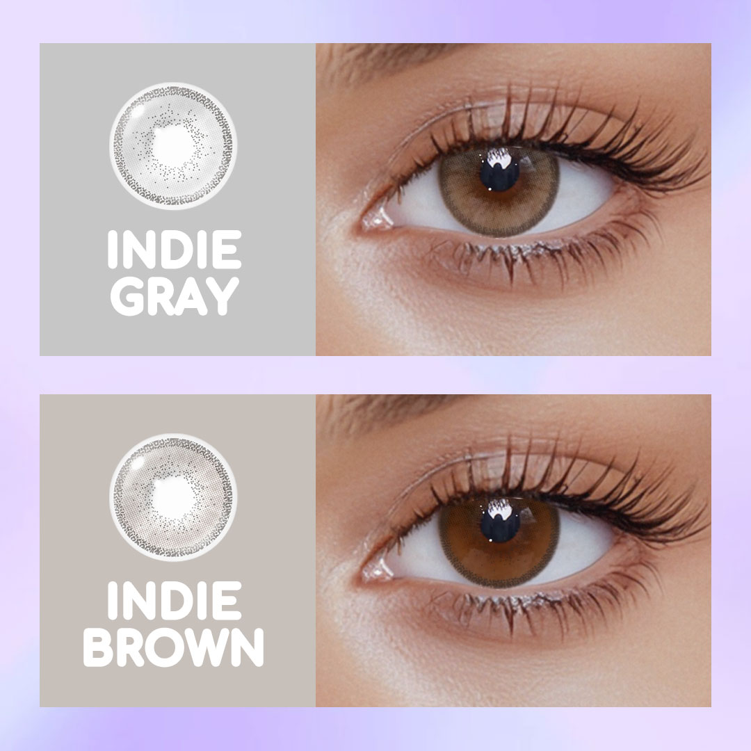 Indie Gray Colored Contact Lenses