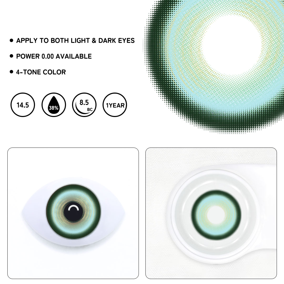 Infinite Green Colored Contact Lenses