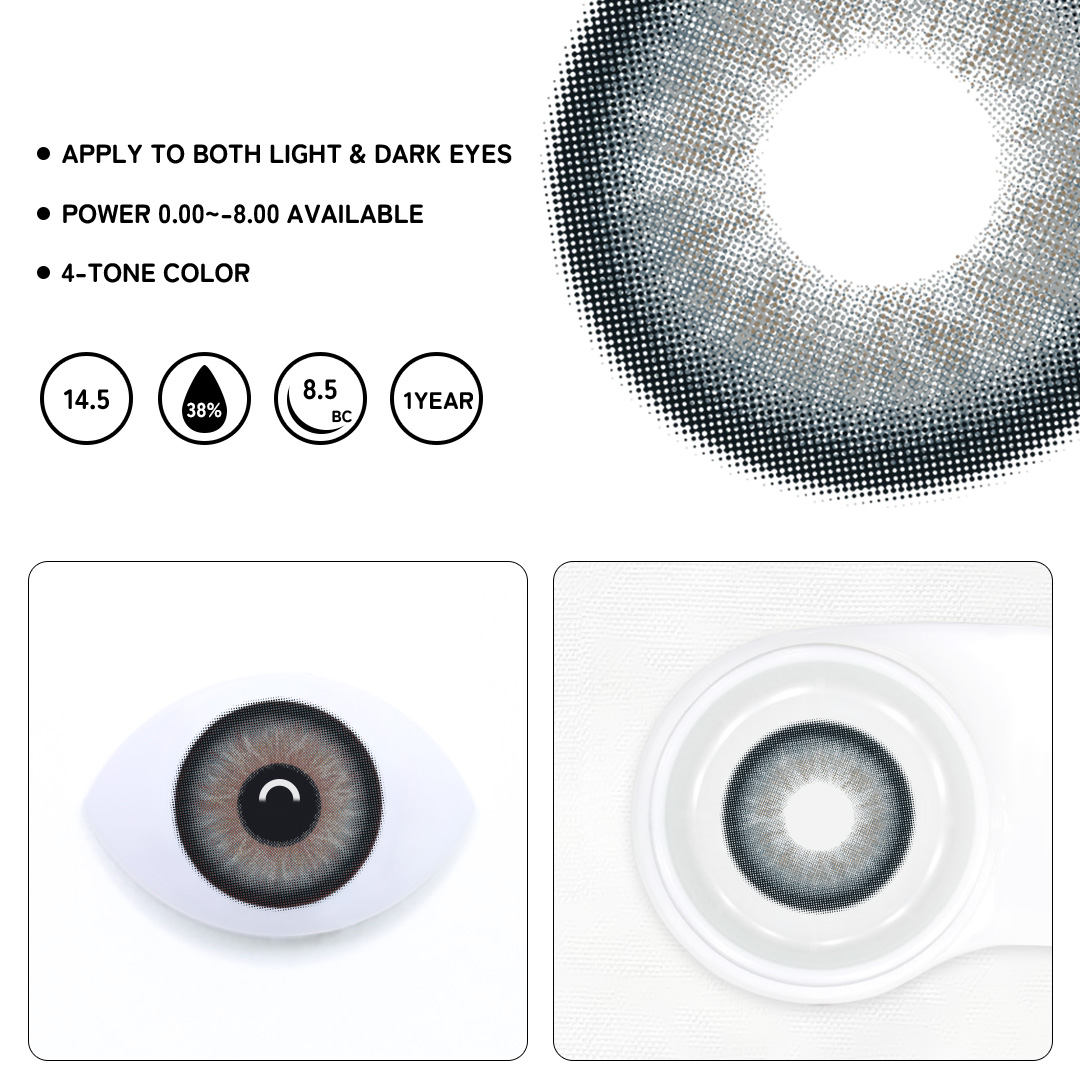 Isryl Blue Colored Contact Lenses