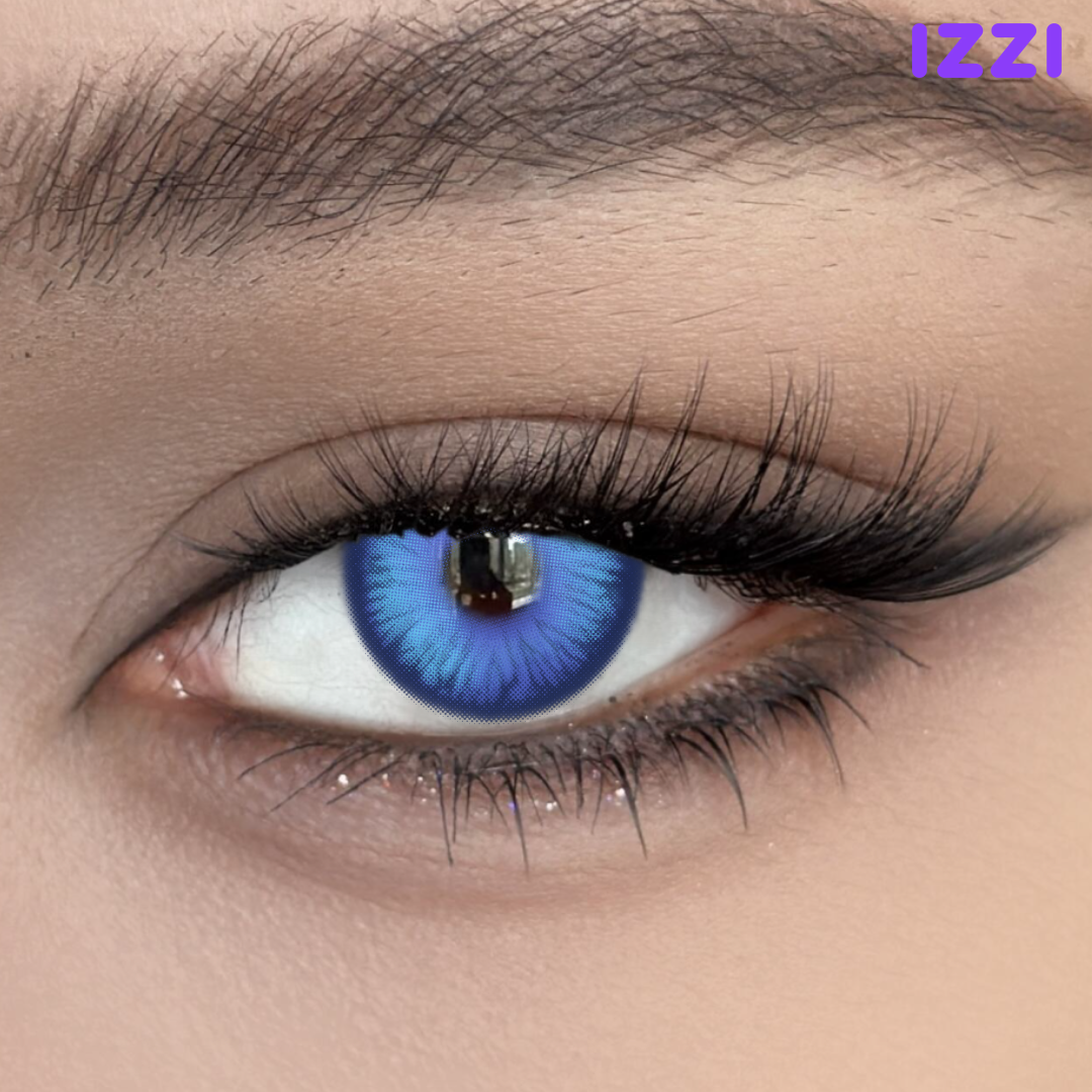 Cosplay Luminous Vibe Purple Prescription Colored Contact Lenses