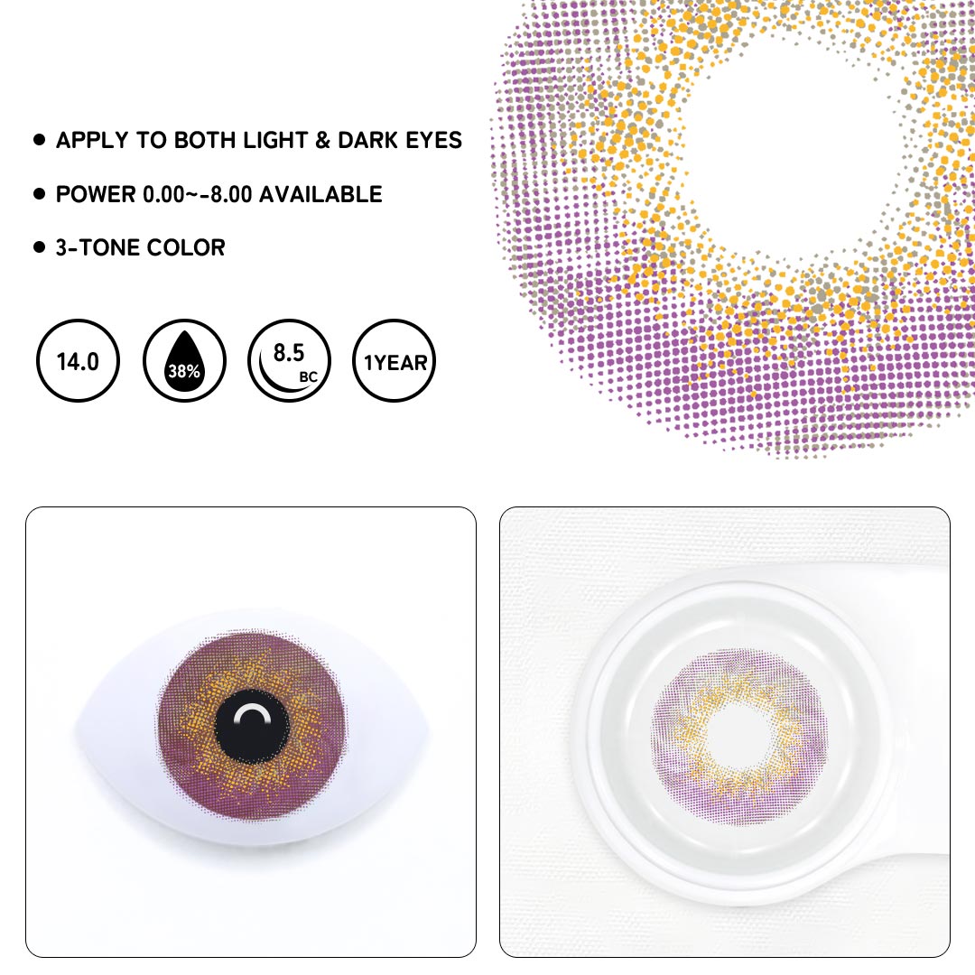 Juice Pink Colored Contact Lenses