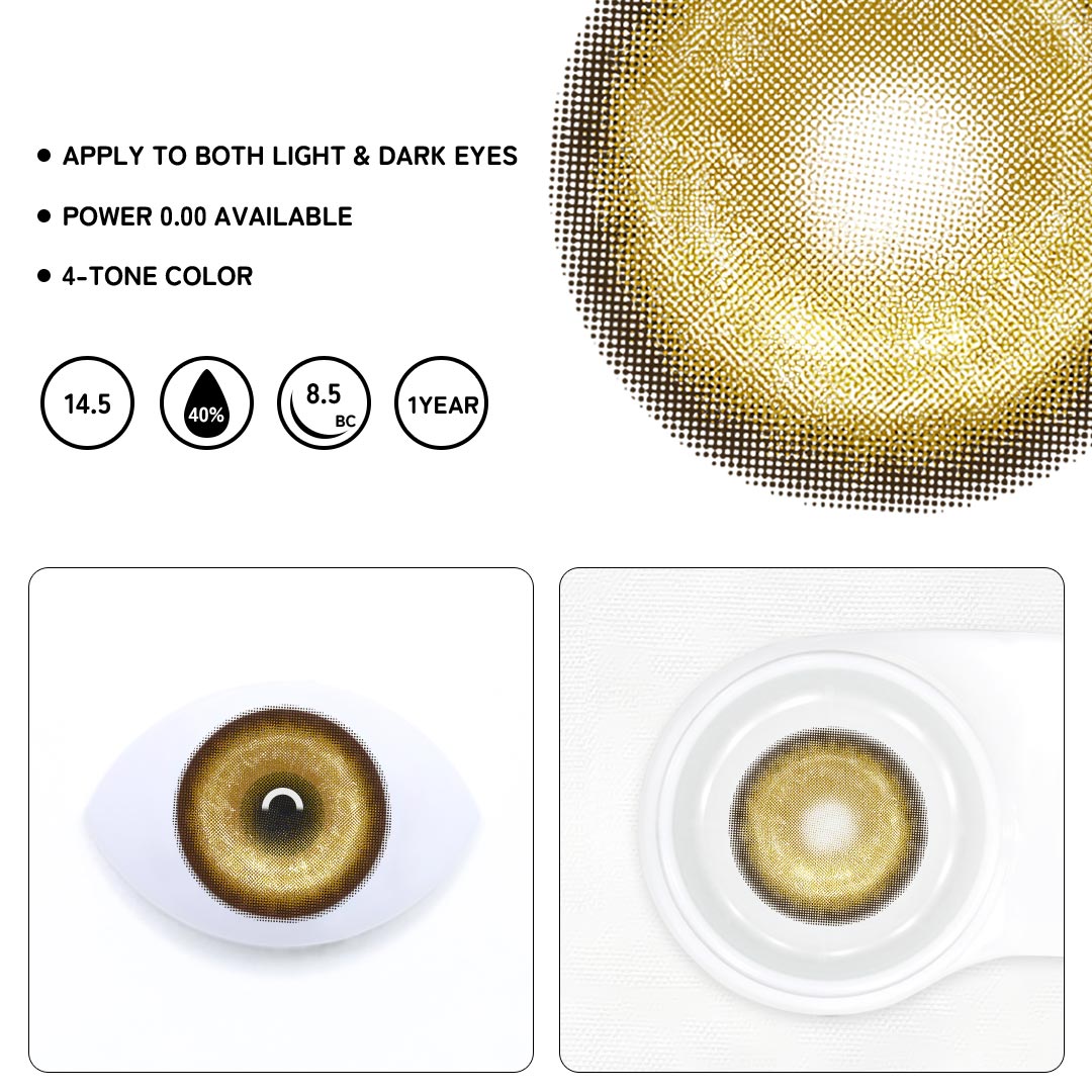 Cosplay KOI Brown Colored Contact Lenses