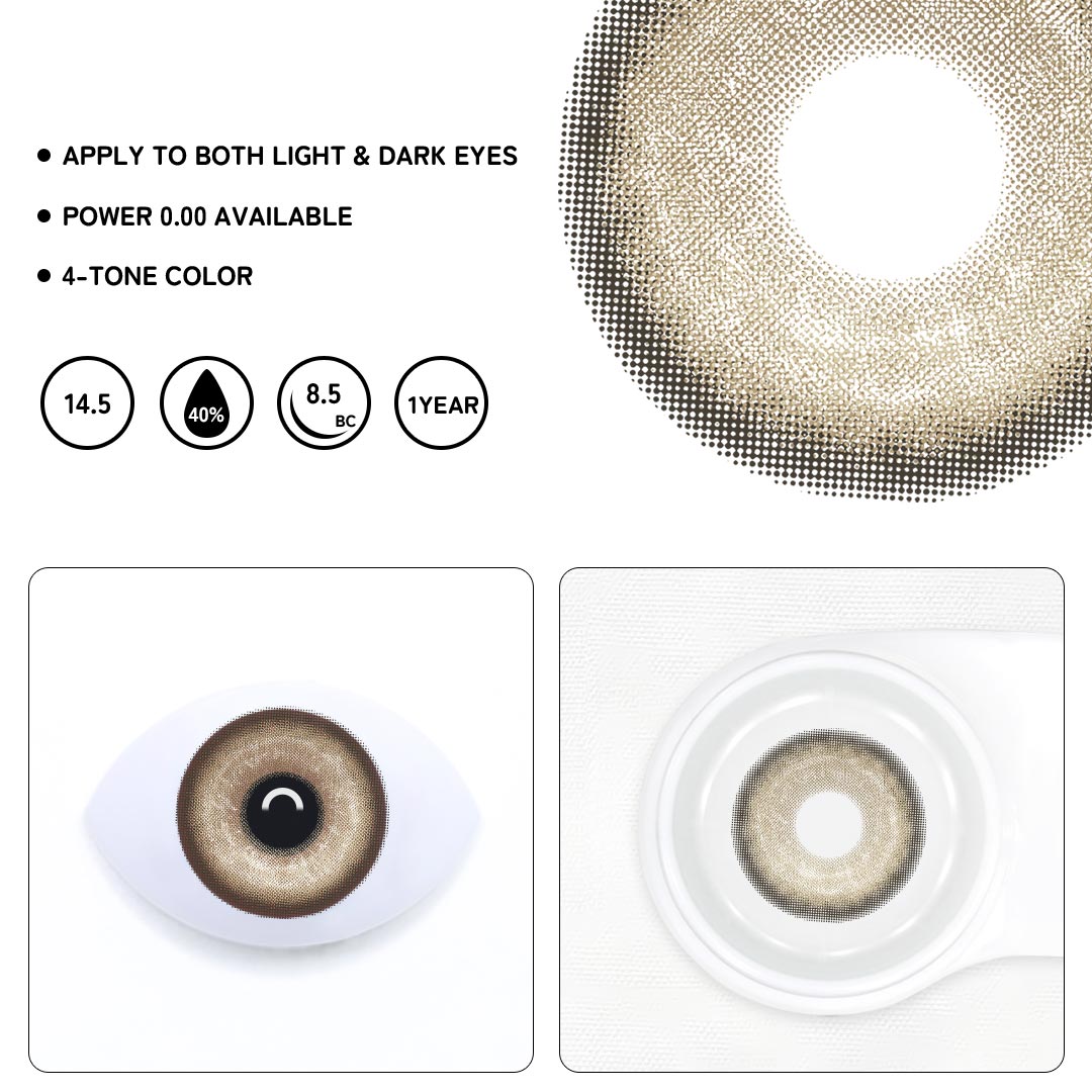 Cosplay KOI Chocolate Colored Contact Lenses