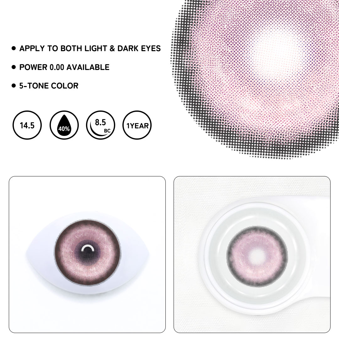 Cosplay KOI Pink Colored Contact Lenses