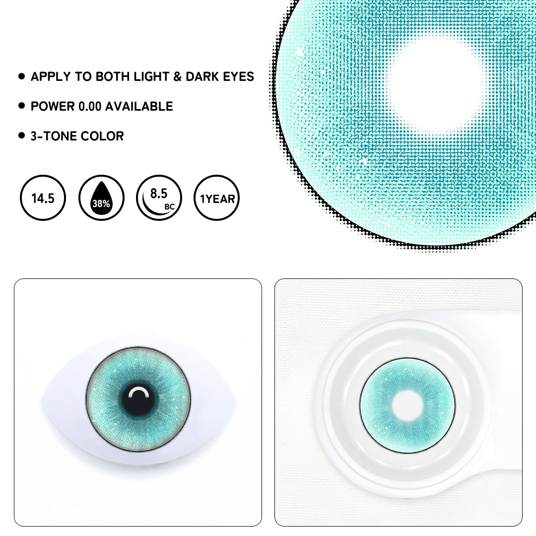 Kitti Green Colored Contact Lenses