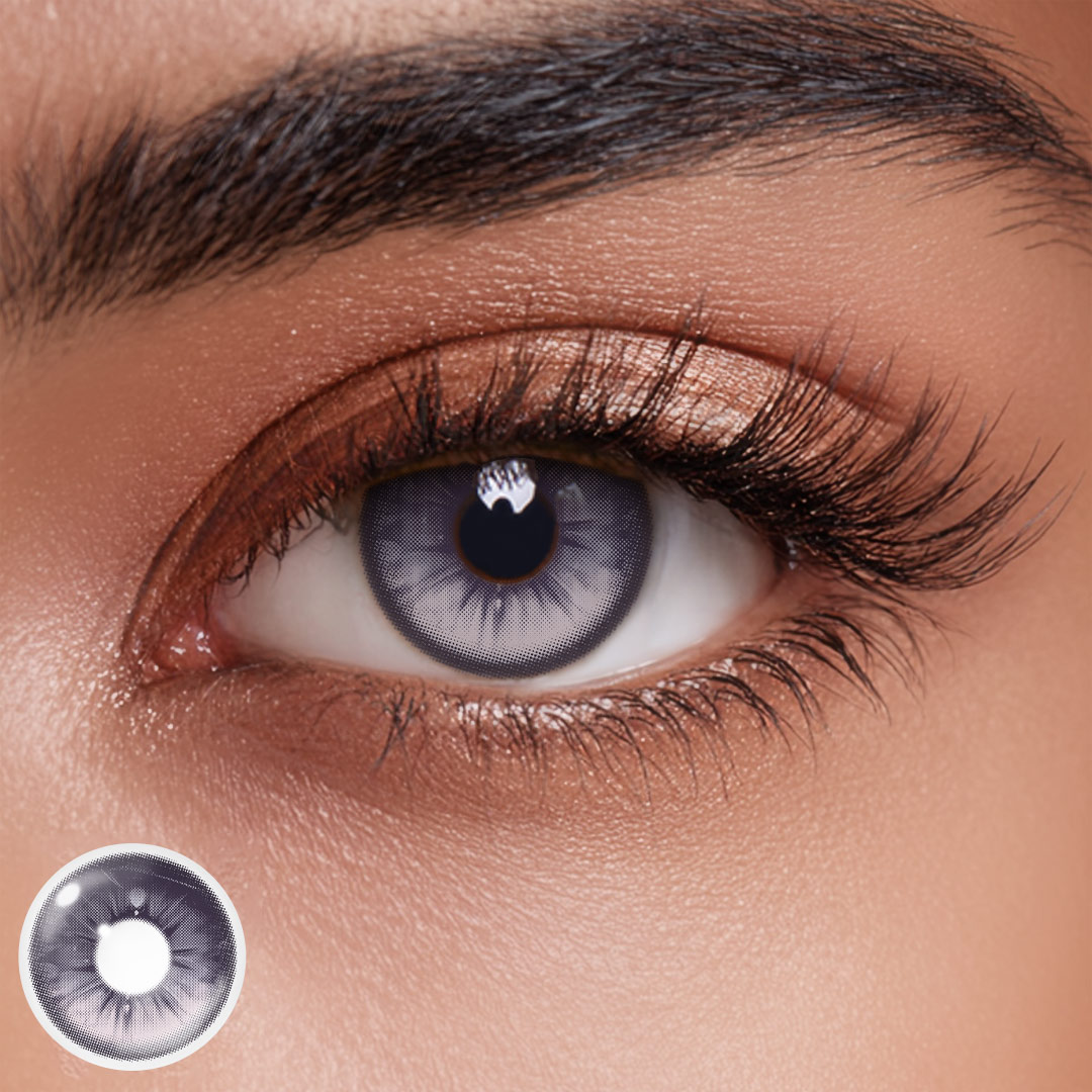Lary Purple Colored Contact Lenses