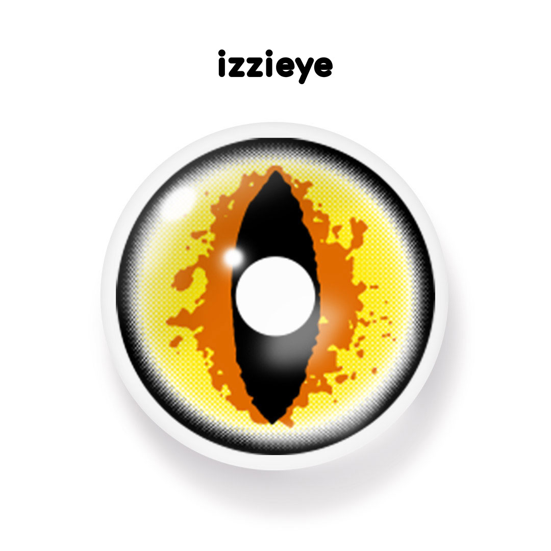 Cosplay Loom Yellow Colored Contact Lenses