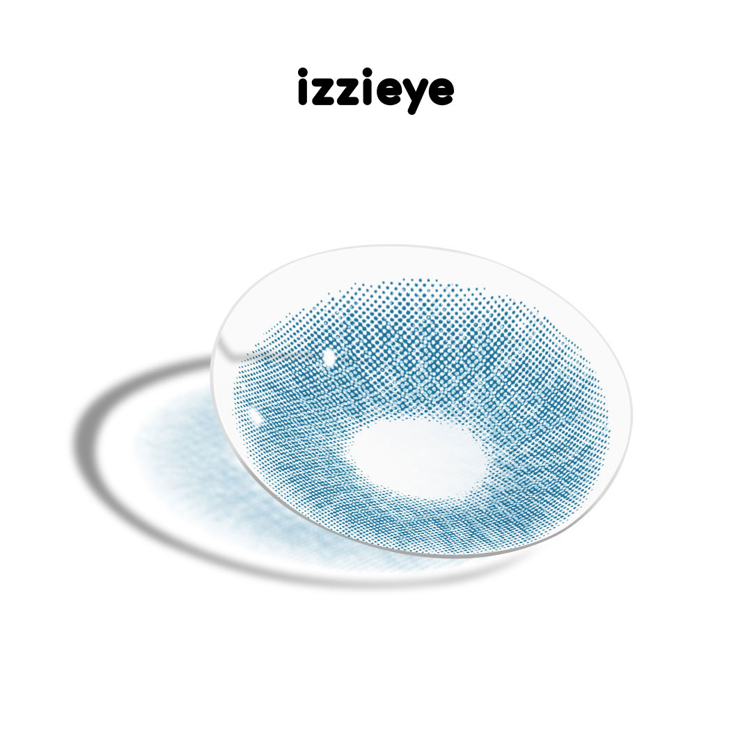 Love Story Oxytocin Blue Prescription Colored Contact Lenses