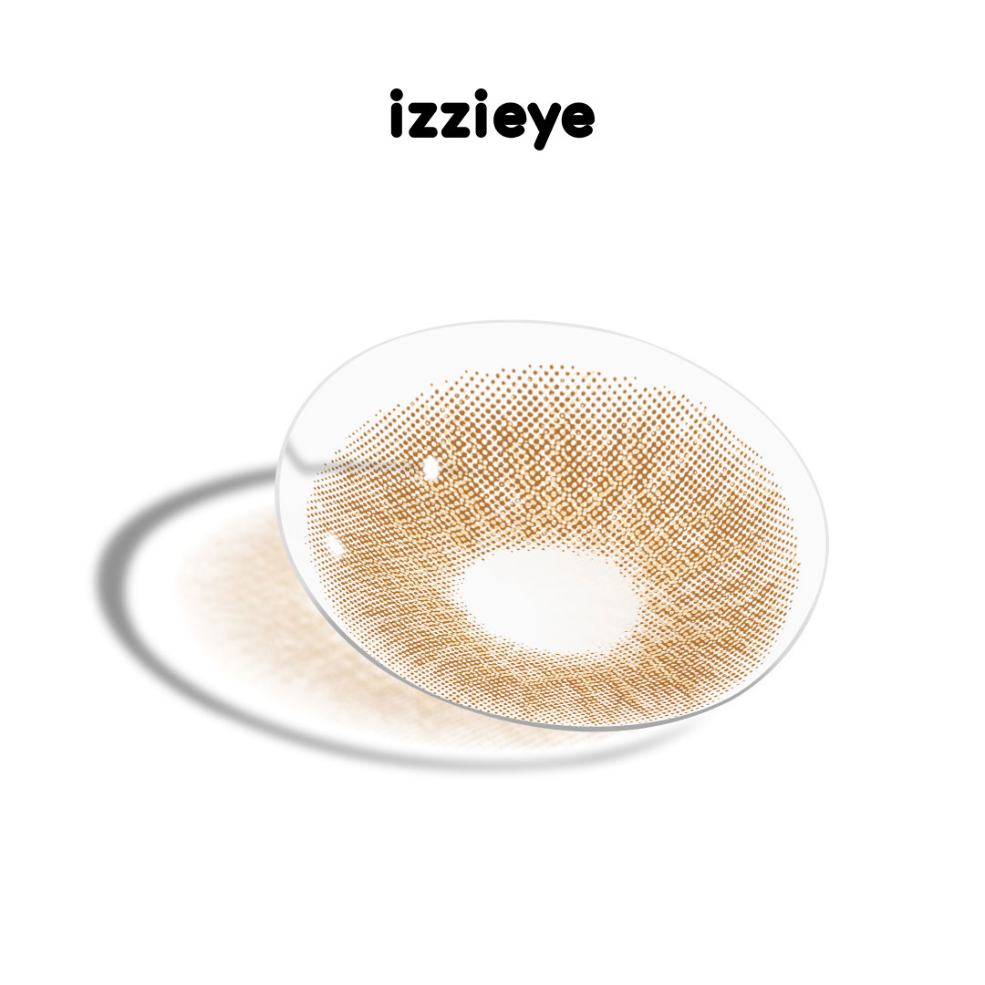 Love Story Pea Brown Prescription Colored Contact Lenses