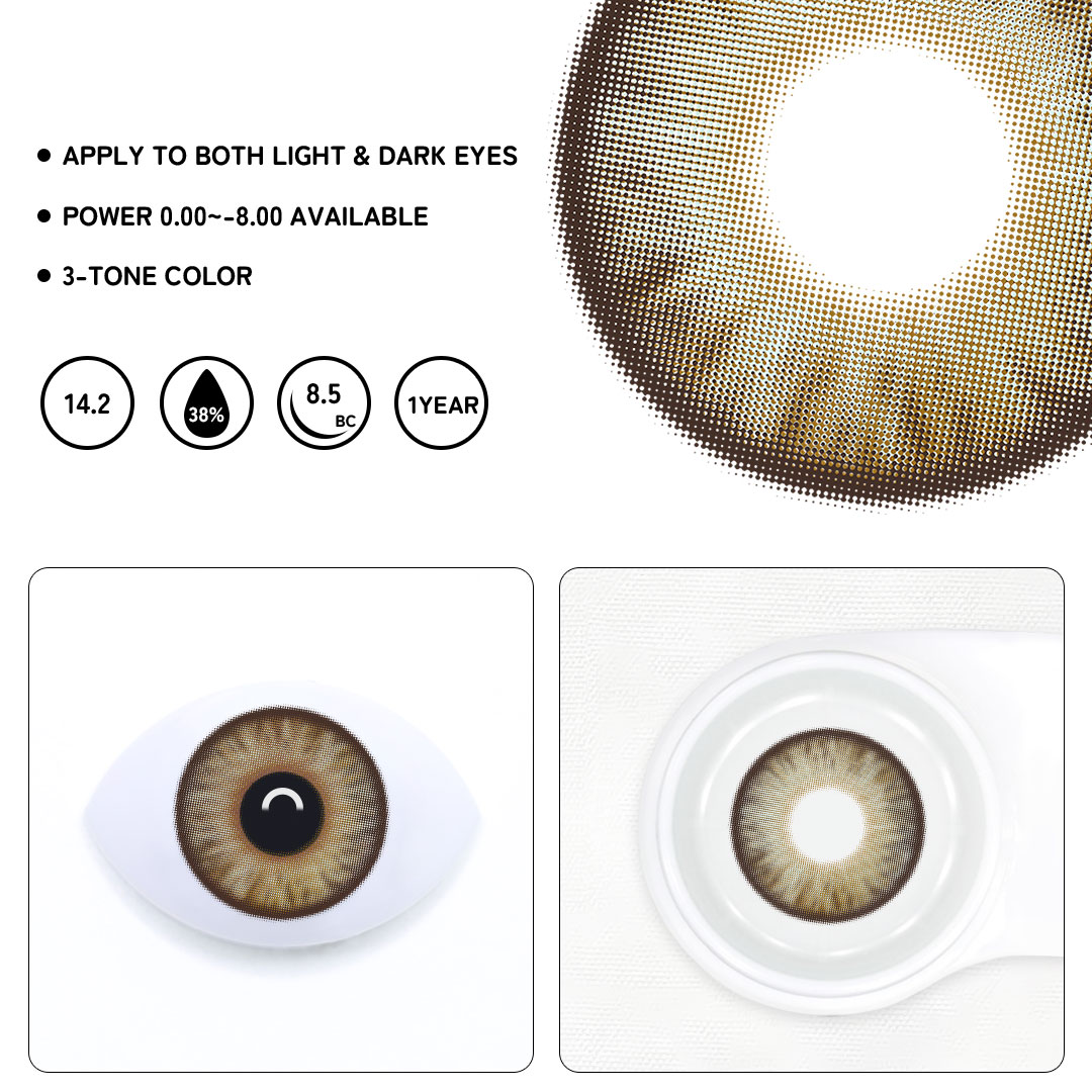 Lovelle Brown Colored Contact Lenses