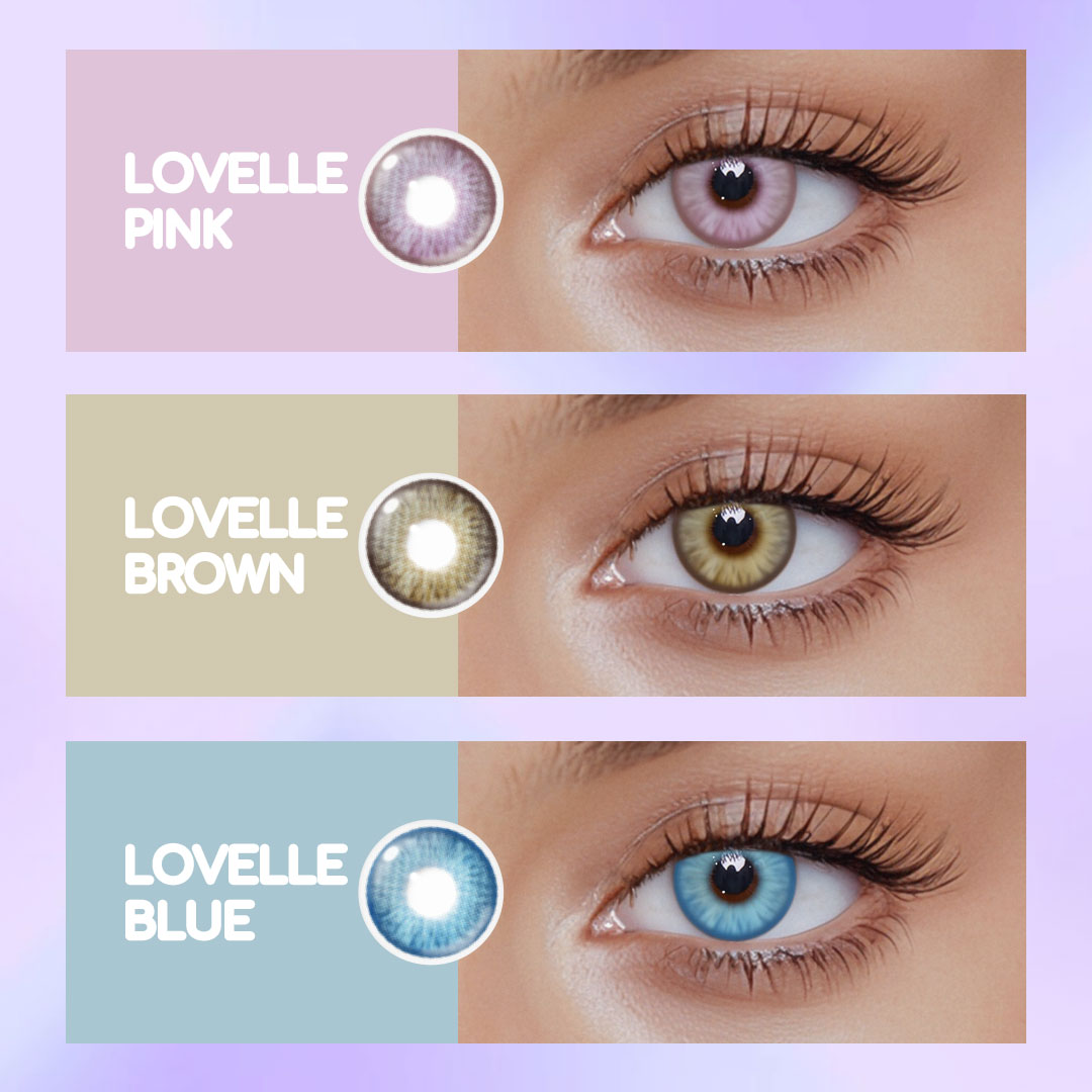 Lovelle Pink Colored Contact Lenses