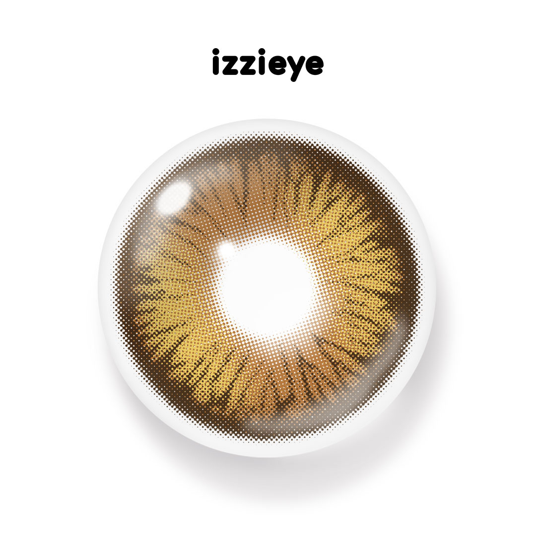 Cosplay Luminous Vibe Brown Prescription Colored Contact Lenses