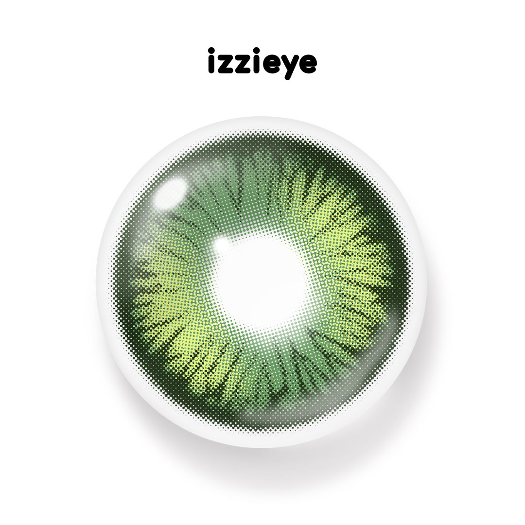 Cosplay Luminous Vibe Green Prescription Colored Contact Lenses