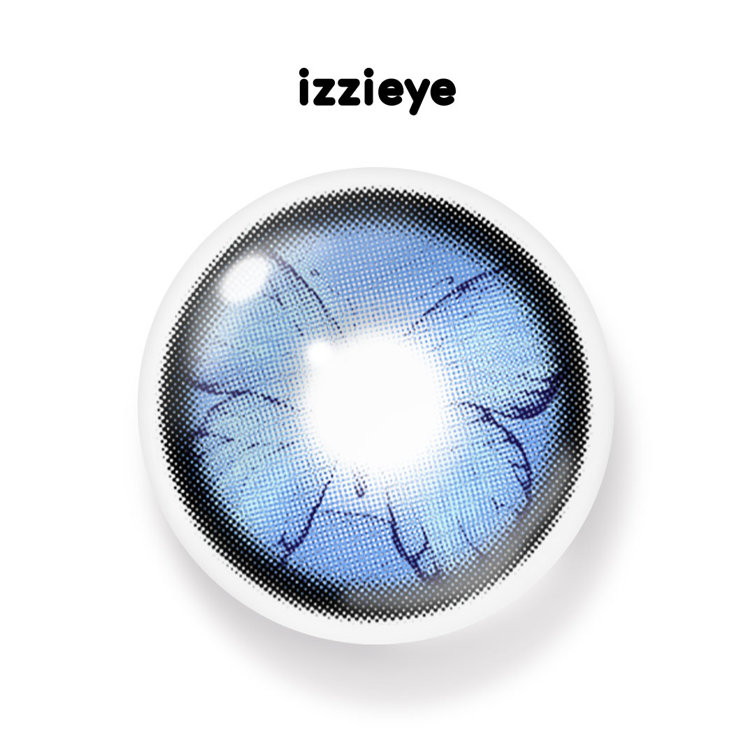 Lunar Wing Blue Colored Contact Lenses