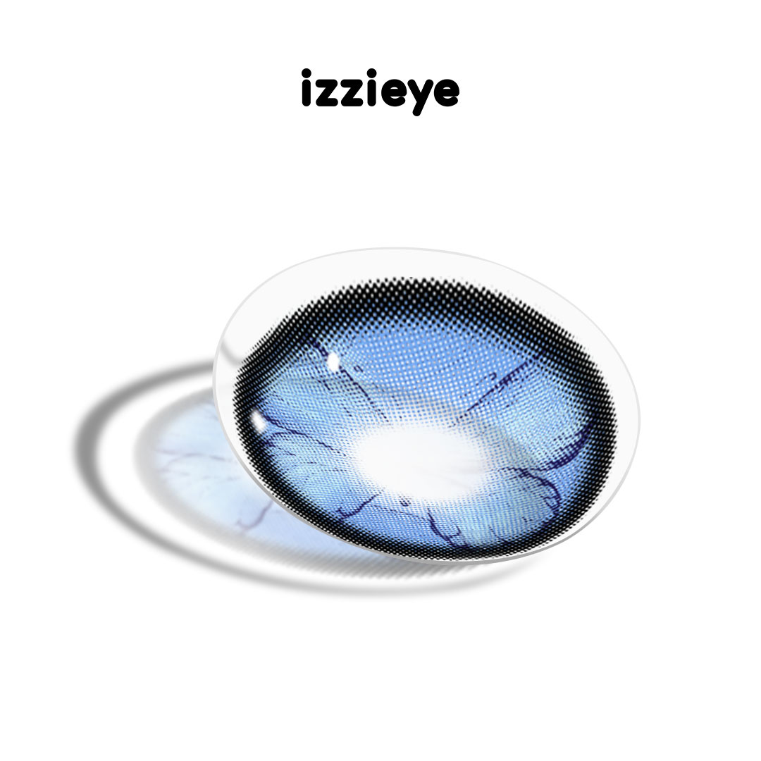 Lunar Wing Blue Colored Contact Lenses