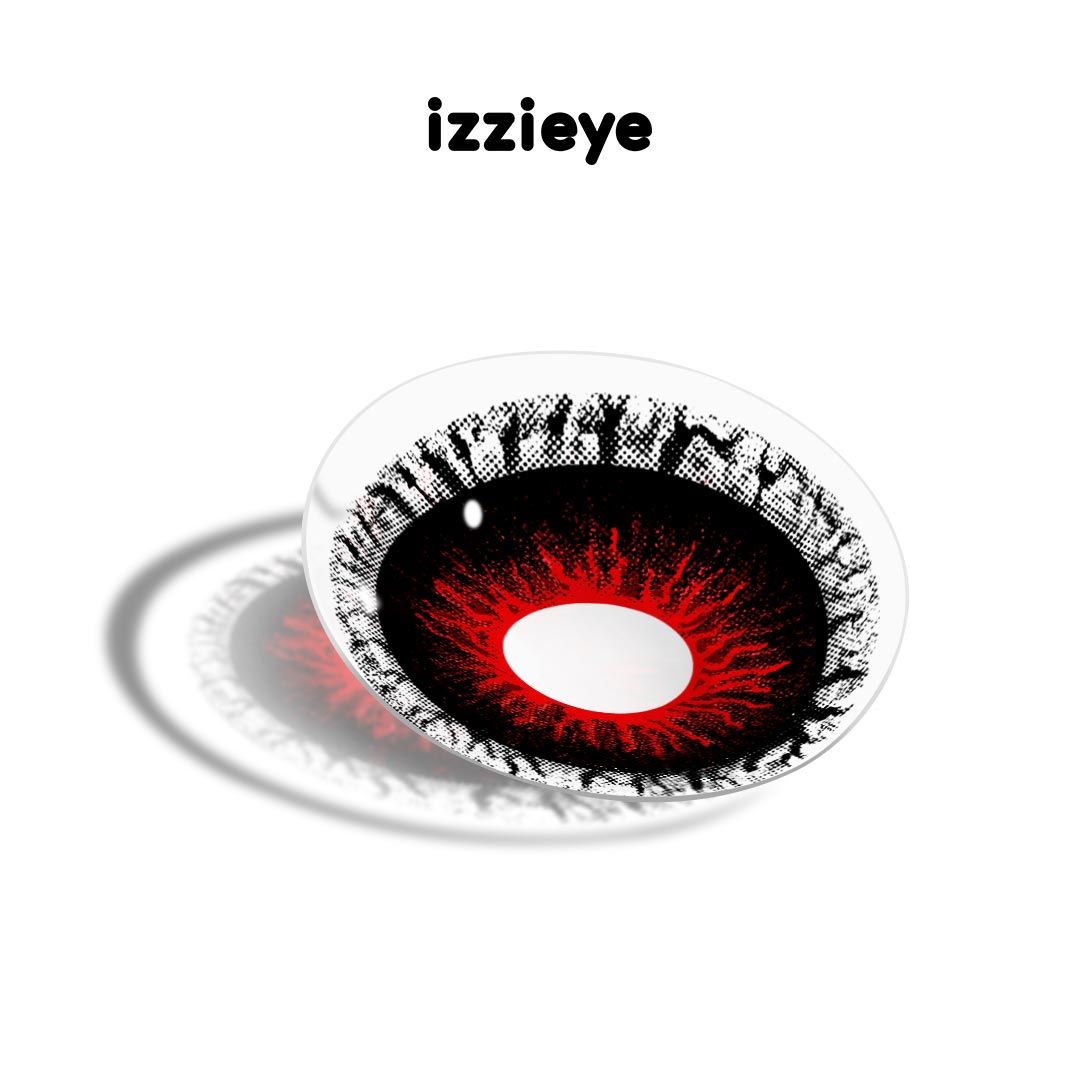 Lurk Black Colored Contact Lenses