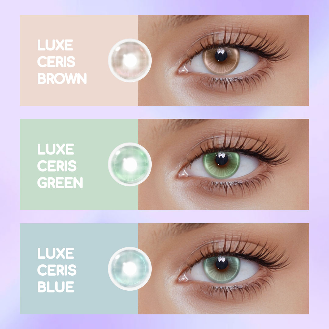 Luxe Ceris Blue Colored Contact Lenses