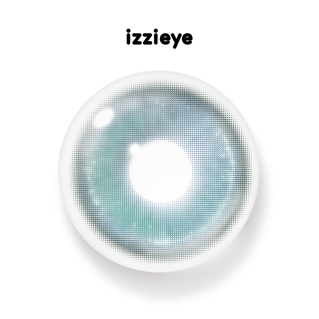Luxe Halo Blue Colored Contact Lenses