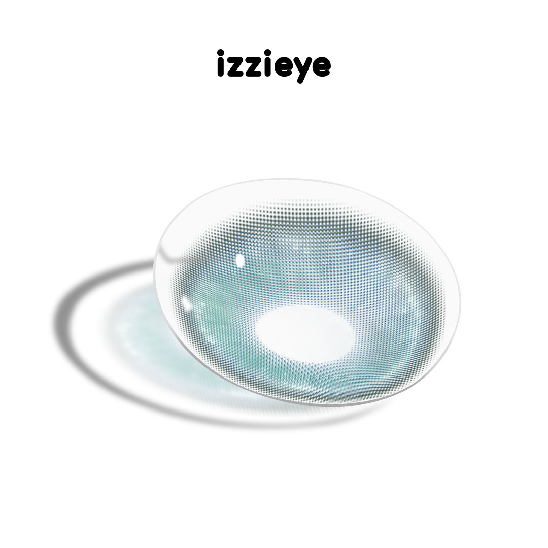 Luxe Halo Blue Colored Contact Lenses