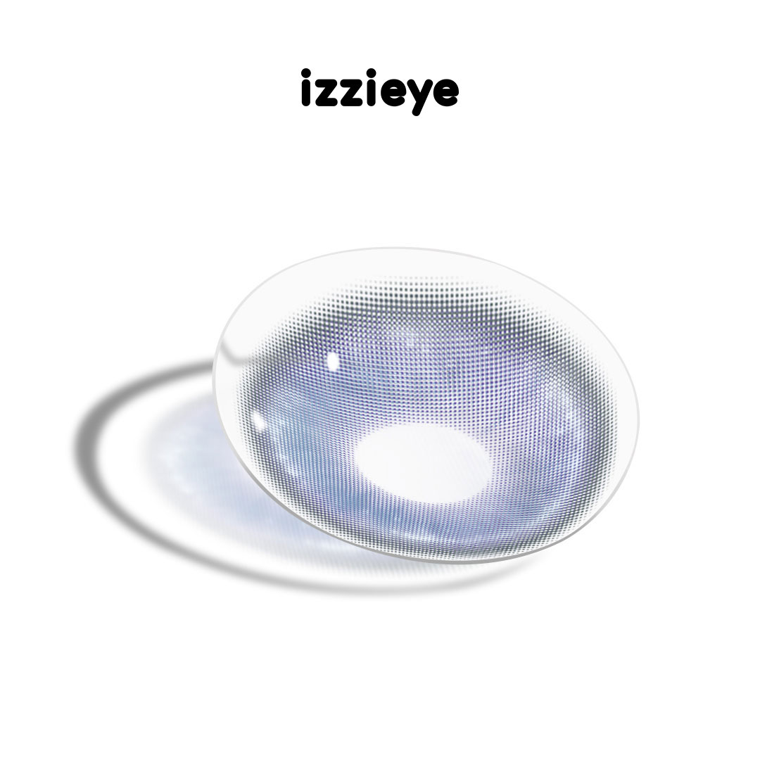 Luxe Halo Purple Colored Contact Lenses