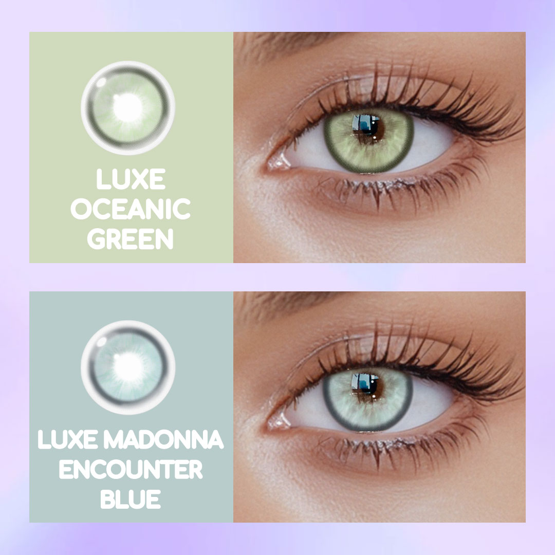 Luxe Oceanic Green Colored Contact Lenses