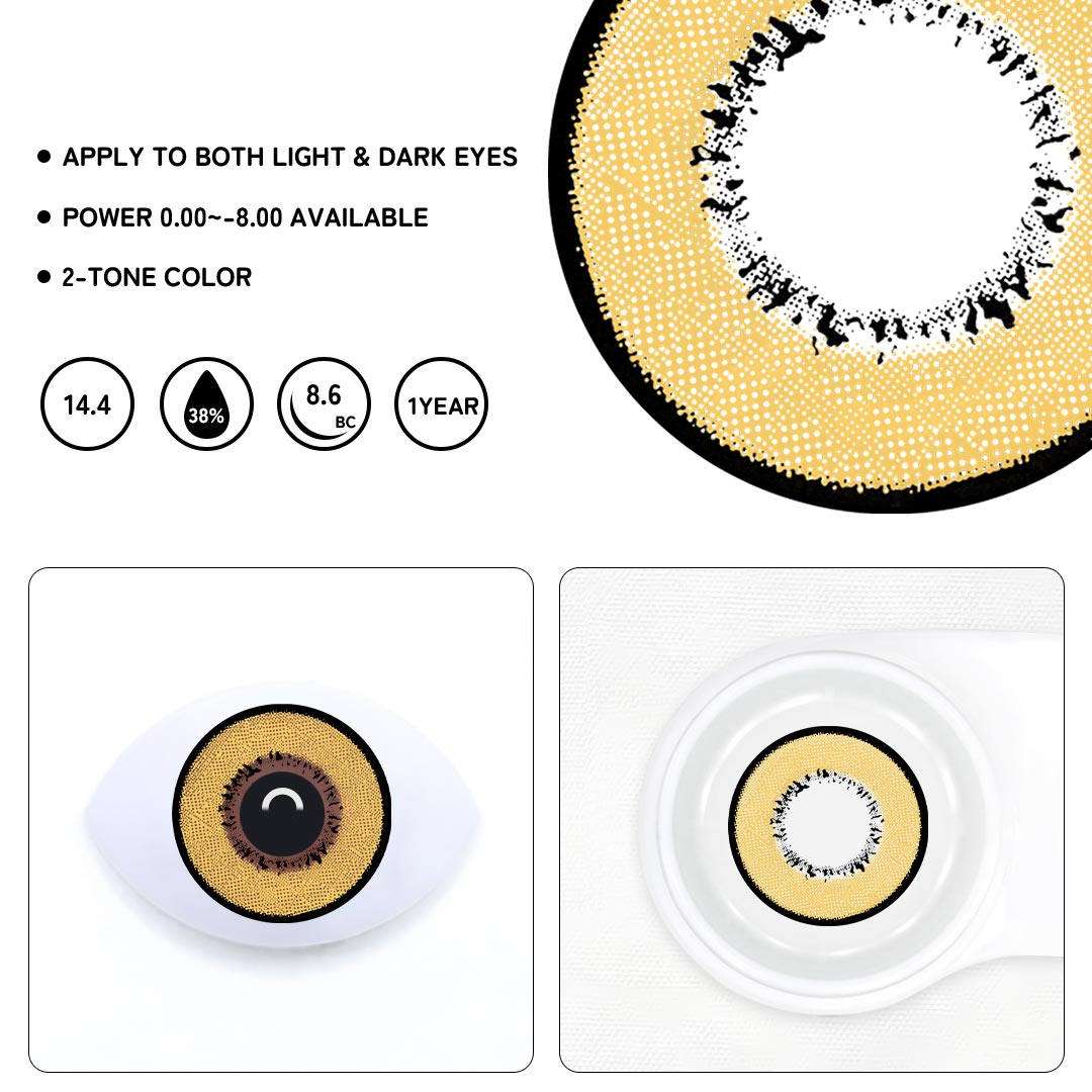 Magic Brown Prescription Colored Contact Lens