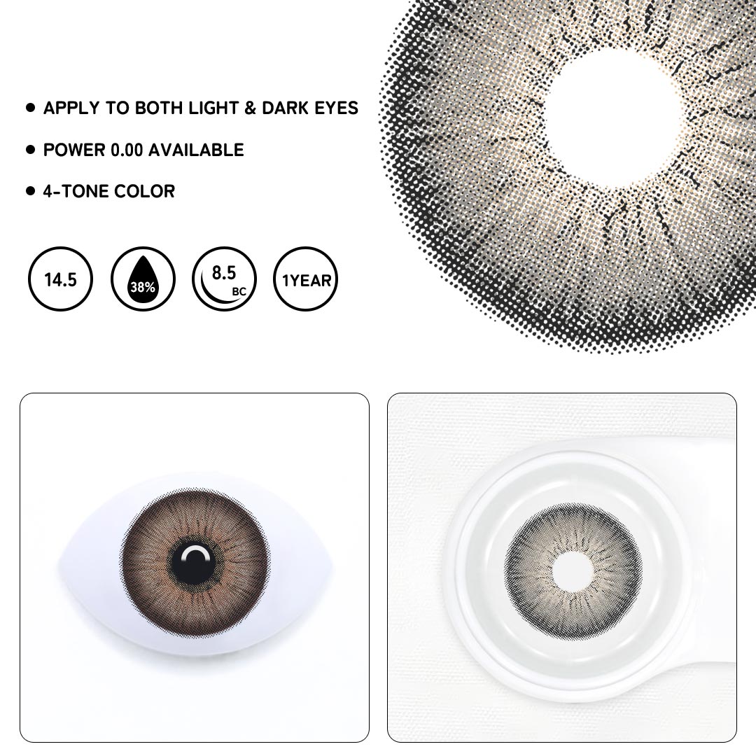 Magic Pop Grey Colored Contact Lenses