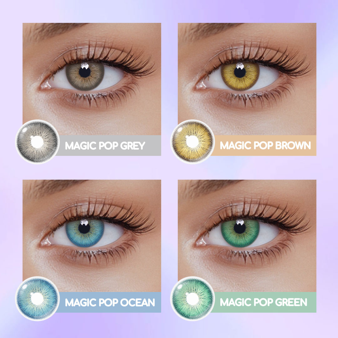 Magic Pop Green Colored Contact Lenses