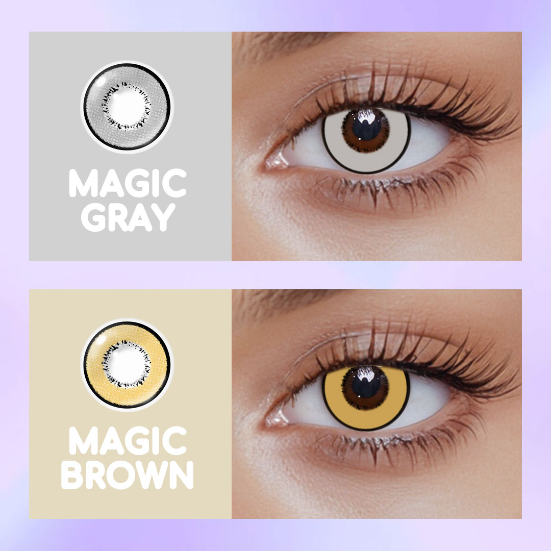 Magic Gray Prescription Colored Contact Lenses