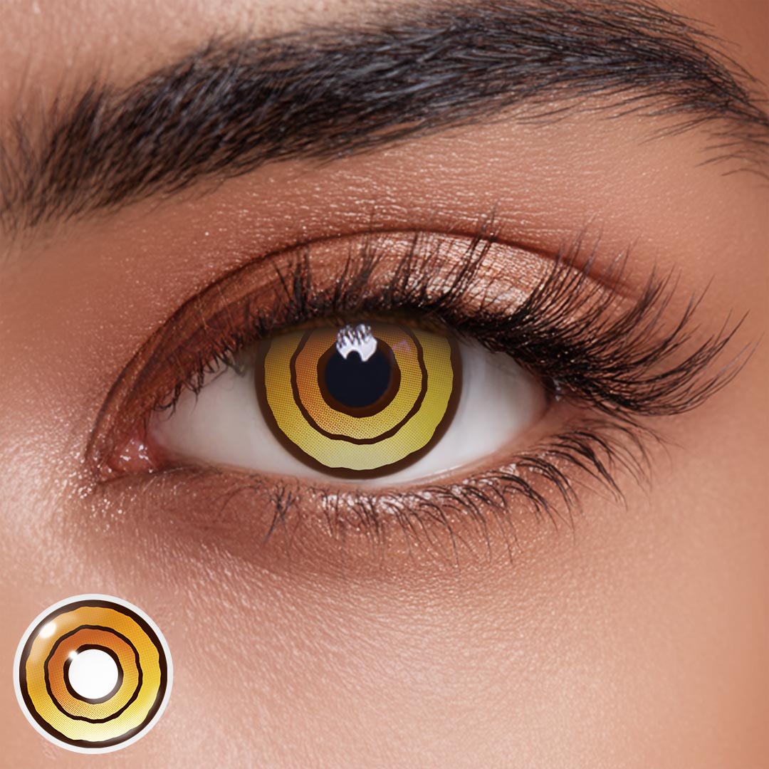 Mahogany Brown Colored Contact Lenses