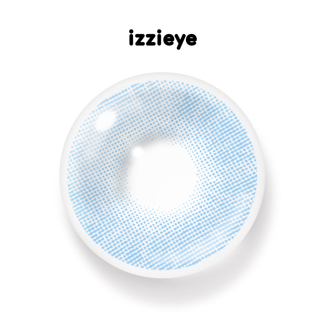 Matte Blue Colored Contact Lenses