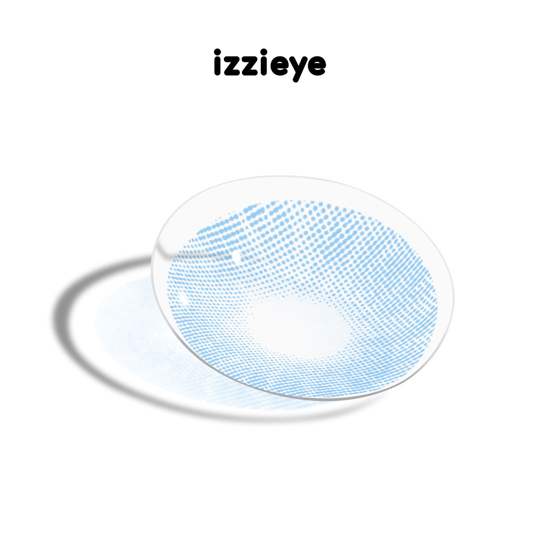 Matte Blue Colored Contact Lenses