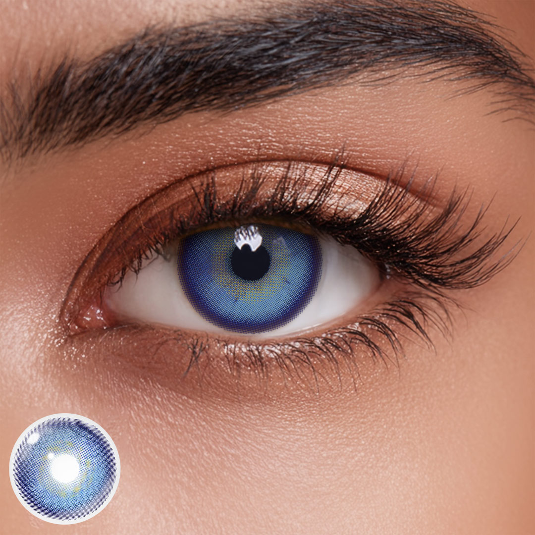 Maver Dark Blue Colored Contact Lenses