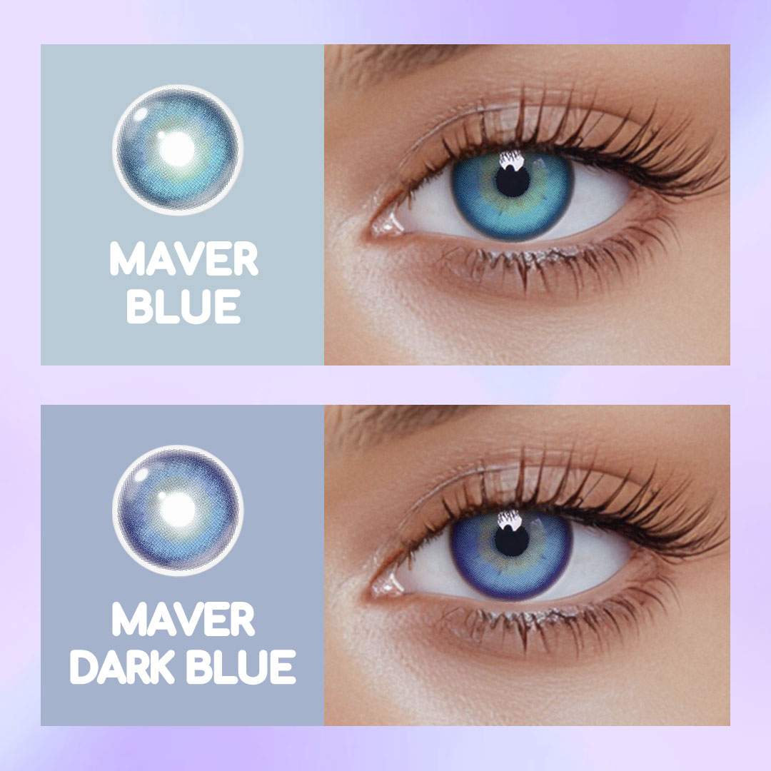 Maver Blue Colored Contact Lenses