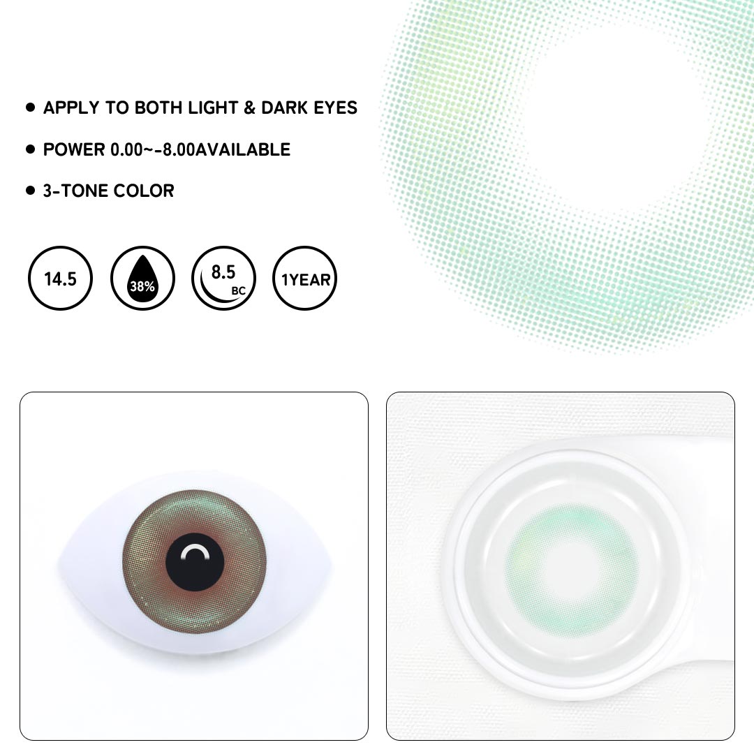 Meadow Green Colored Contact Lenses