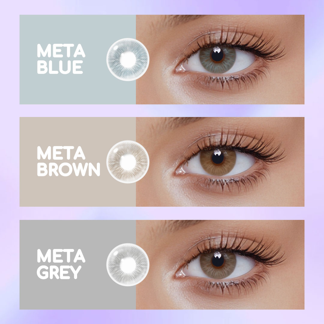 Meta Grey Colored Contact Lenses