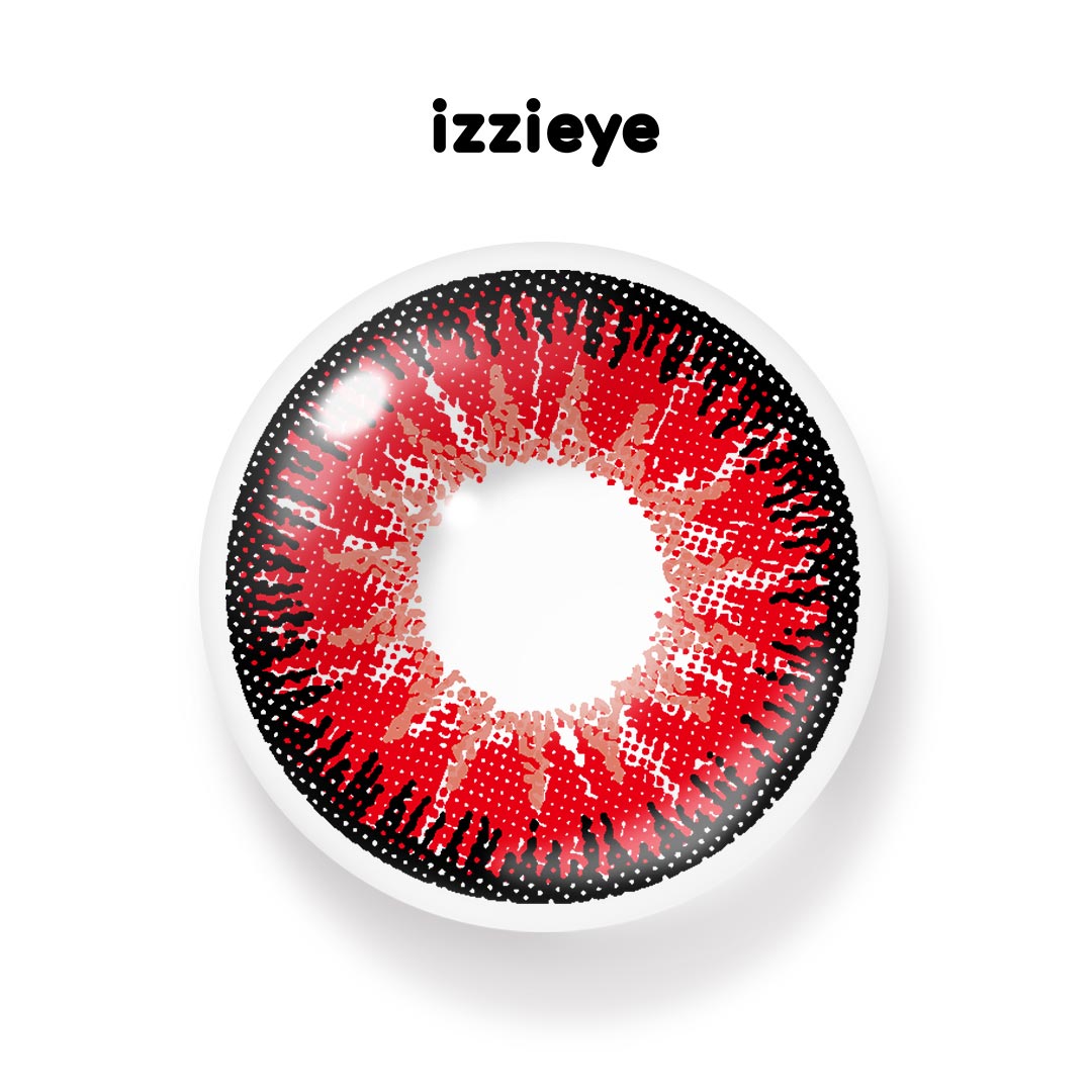 Mystery Red Colored Contact Lenses