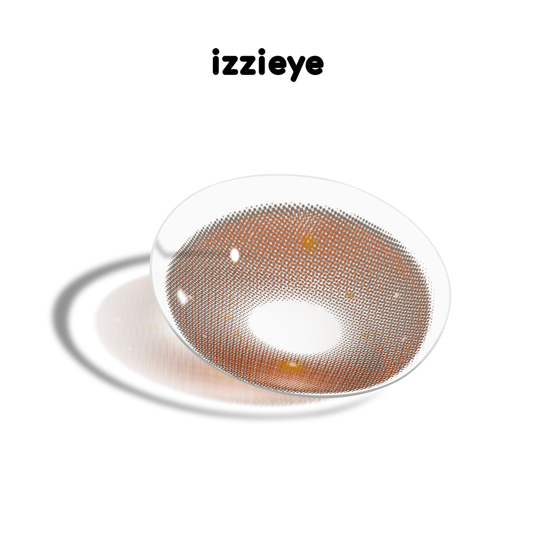 Neon Pulse Brown Colored Contact Lenses