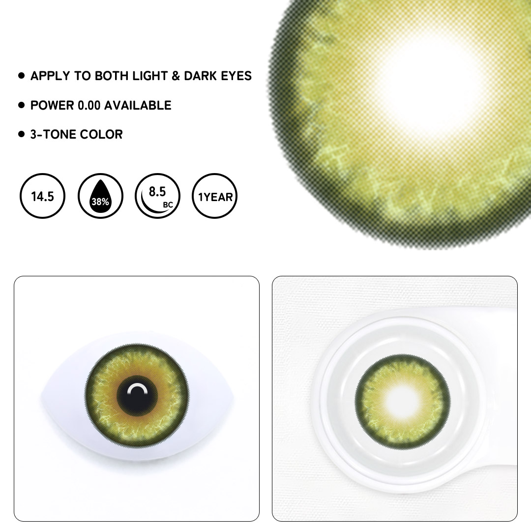 Nevia Green Colored Contact Lenses