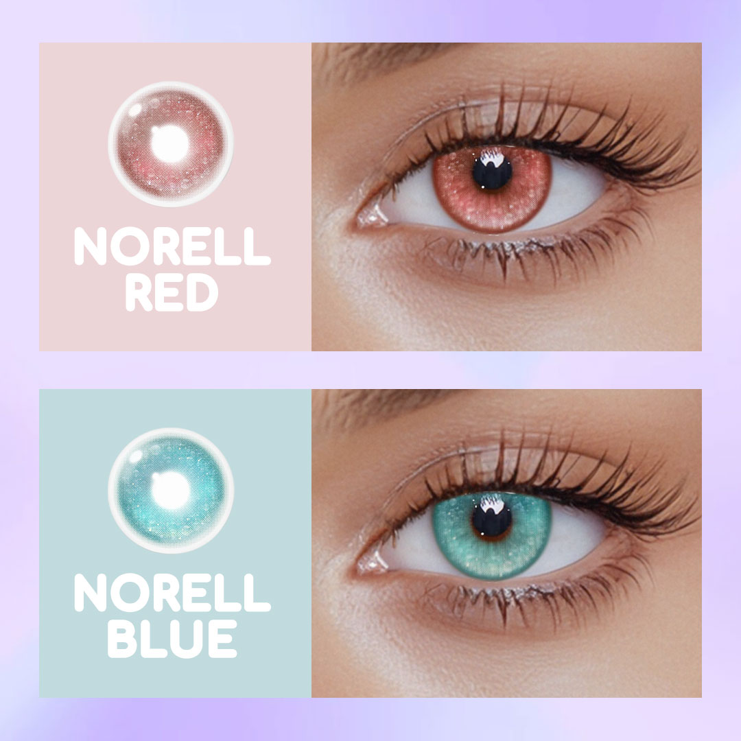 Norell Red Colored Contact Lenses