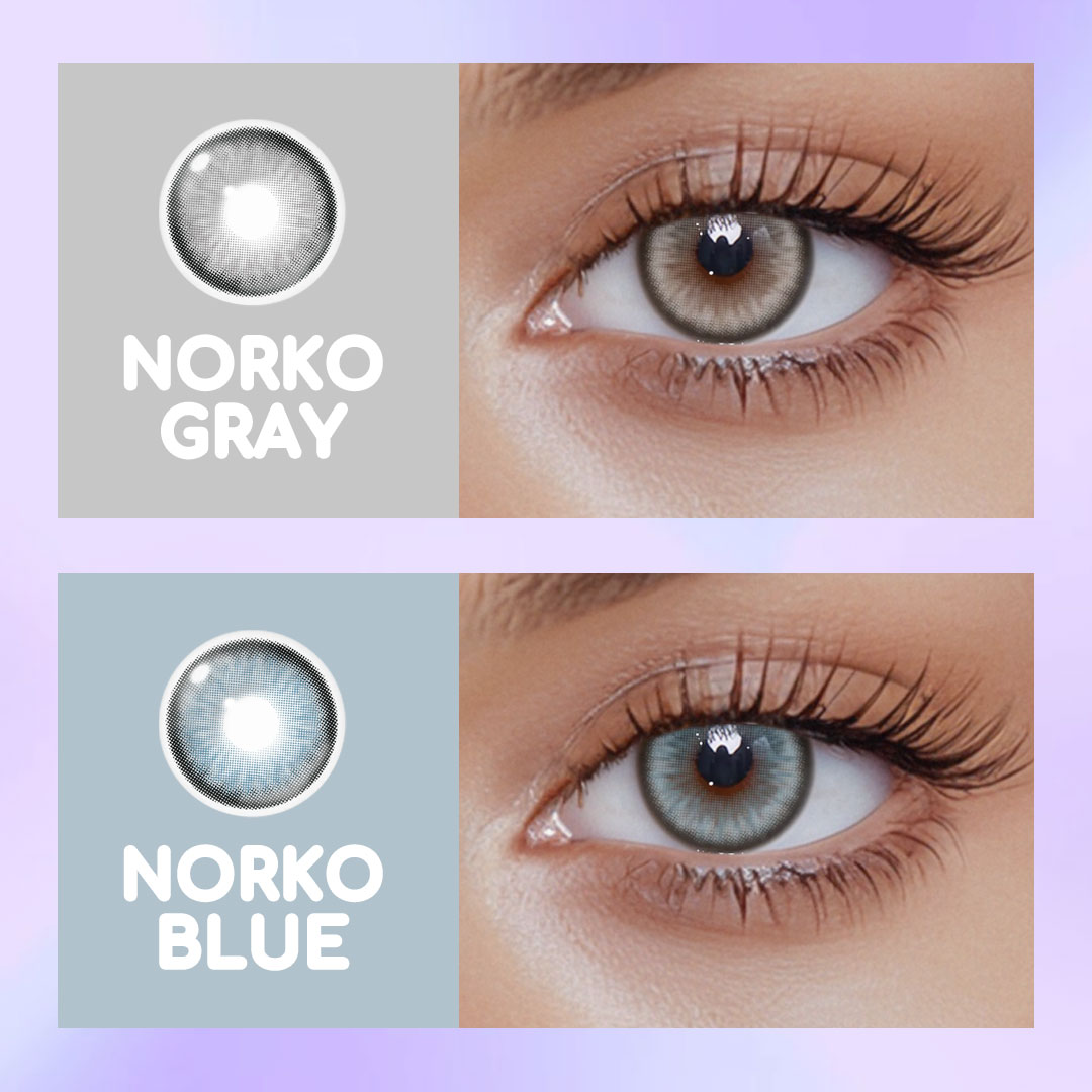Norko Blue Prescription Colored Contact Lenses