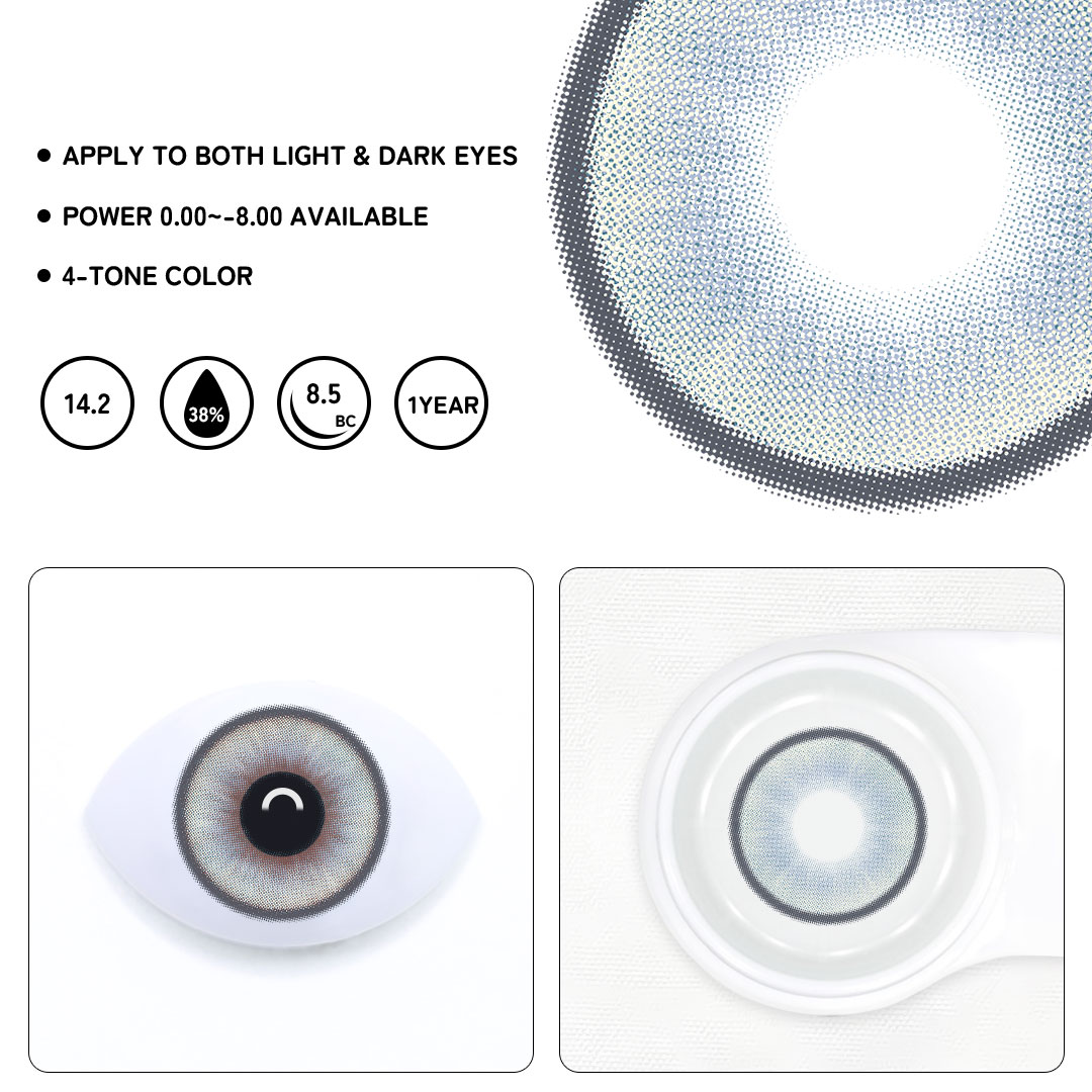 Nyxis Blue Colored Contact Lenses