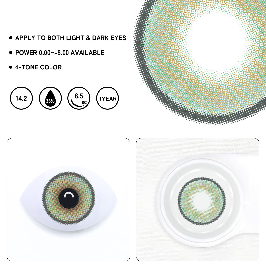 Nyxis Green Colored Contact Lenses