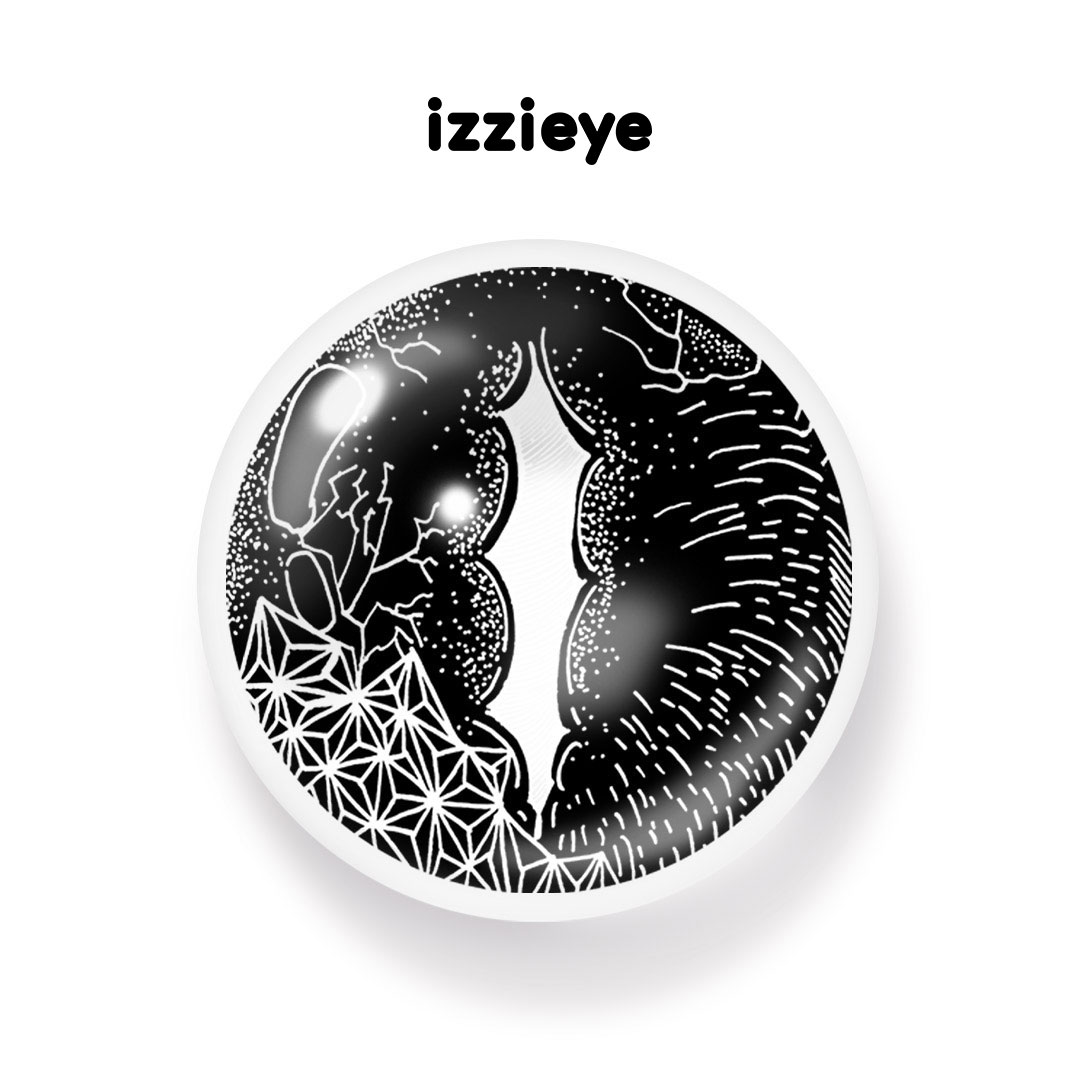 Cosplay Obsidian Gaze Black Colored Contact Lenses