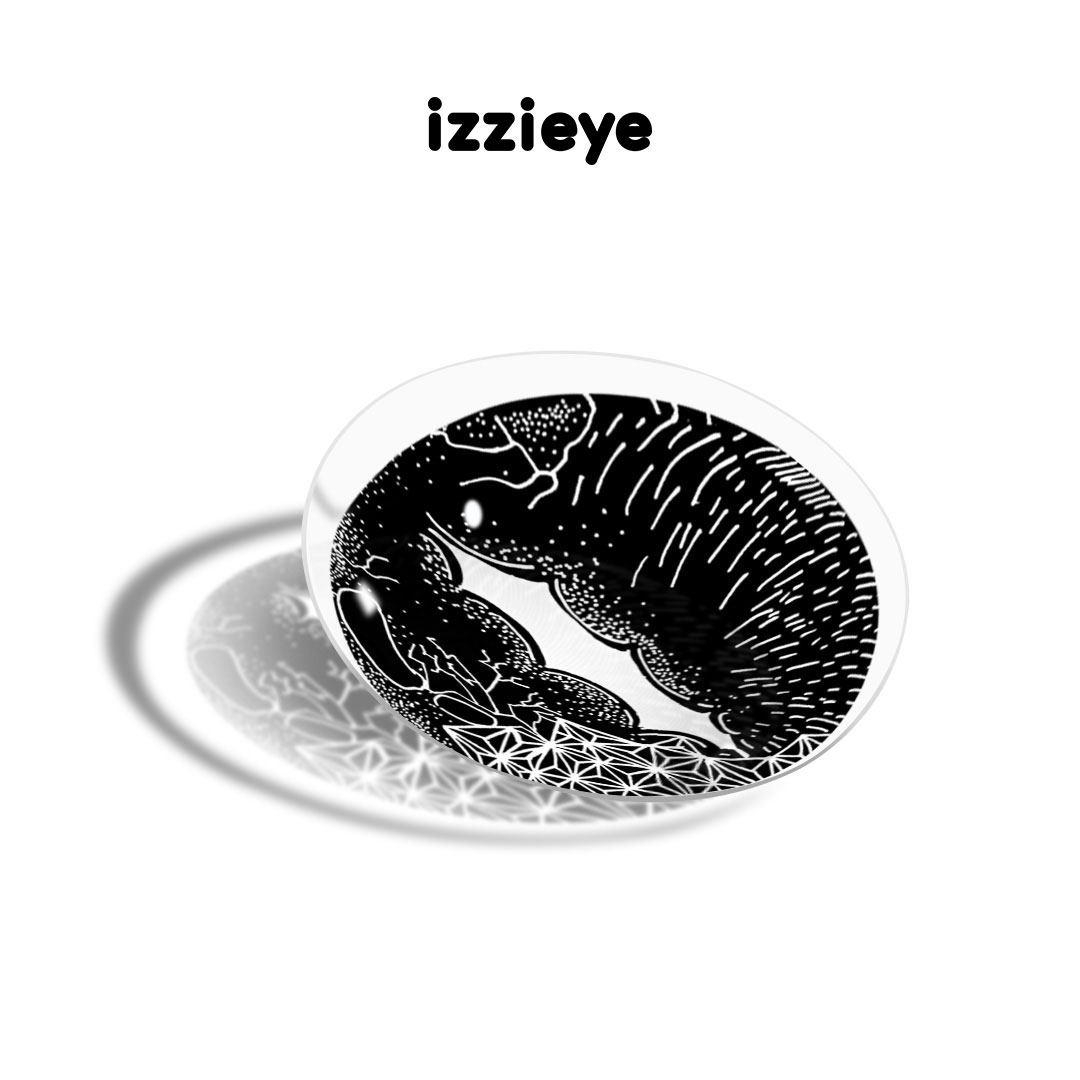 Cosplay Obsidian Gaze Black Colored Contact Lenses