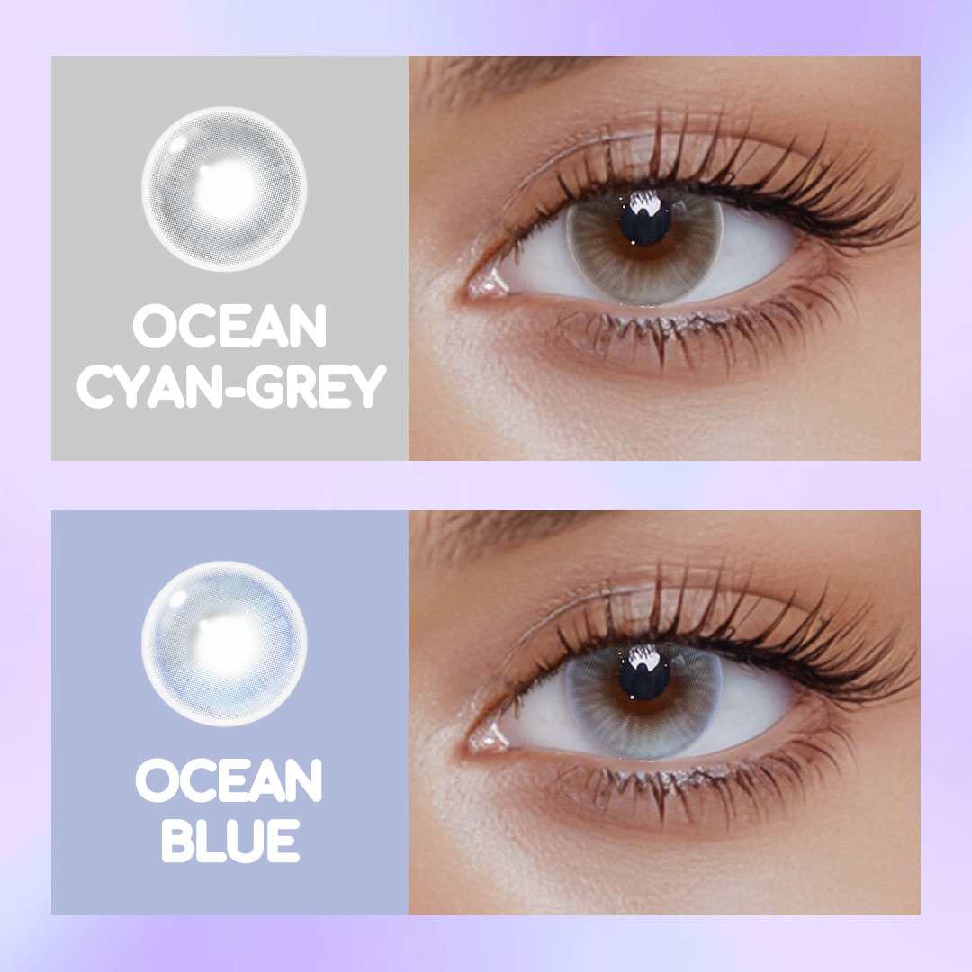 Ocean Blue Colored Contact Lenses