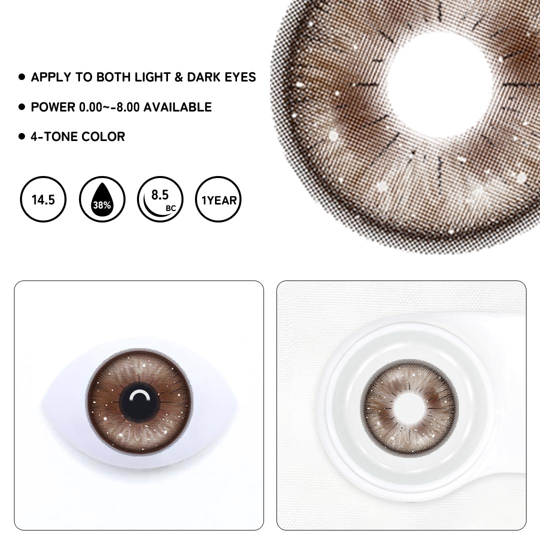 Orren Brown Colored Contact Lenses