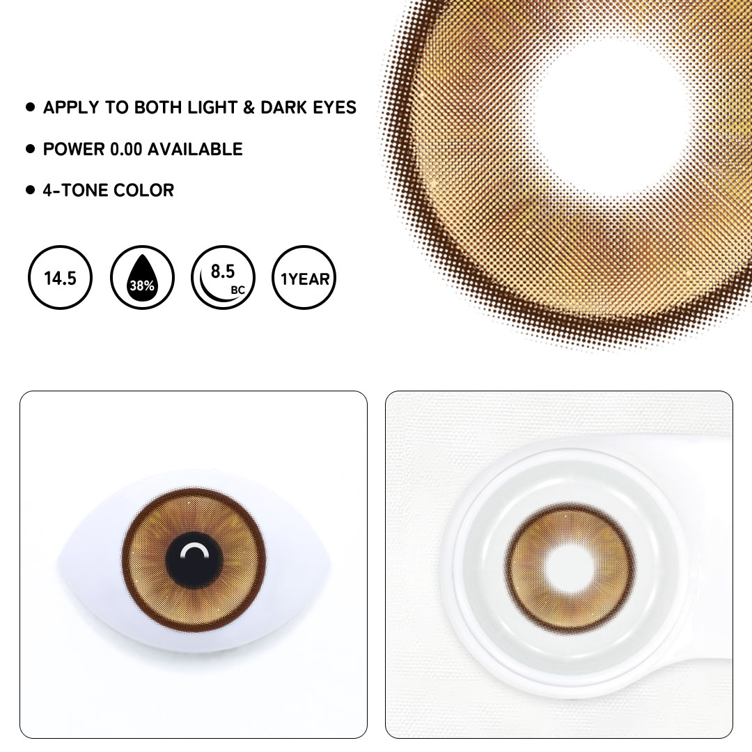 Penina Brown Colored Contact Lenses