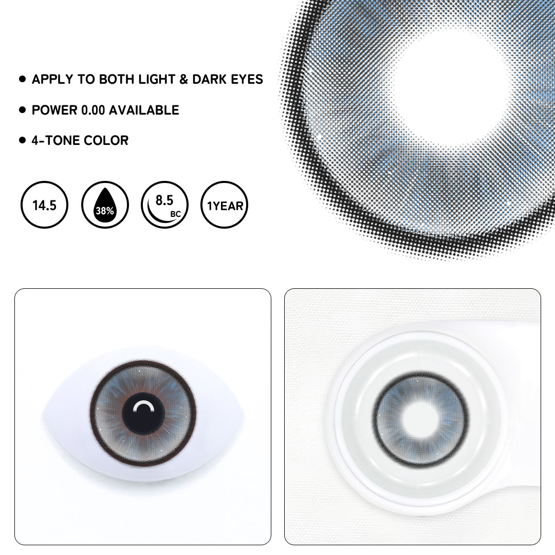 Penina Gray Colored Contact Lenses