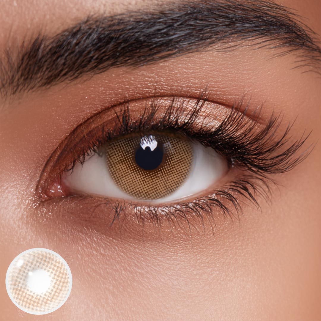 Sake Brown Colored Contact Lenses
